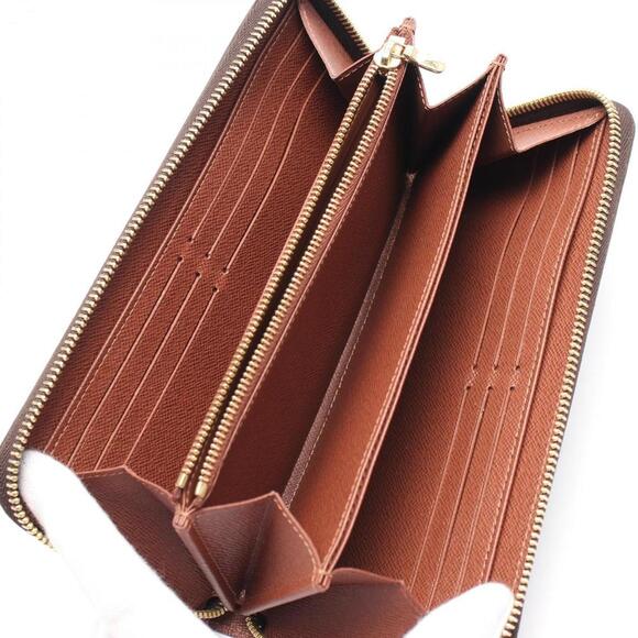 LOUIS VUITTON Brown Monogram Coated Canvas Wallet - Picture 4 of 8